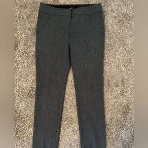 Ann Taylor Loft black and white patterned dress pants size 10